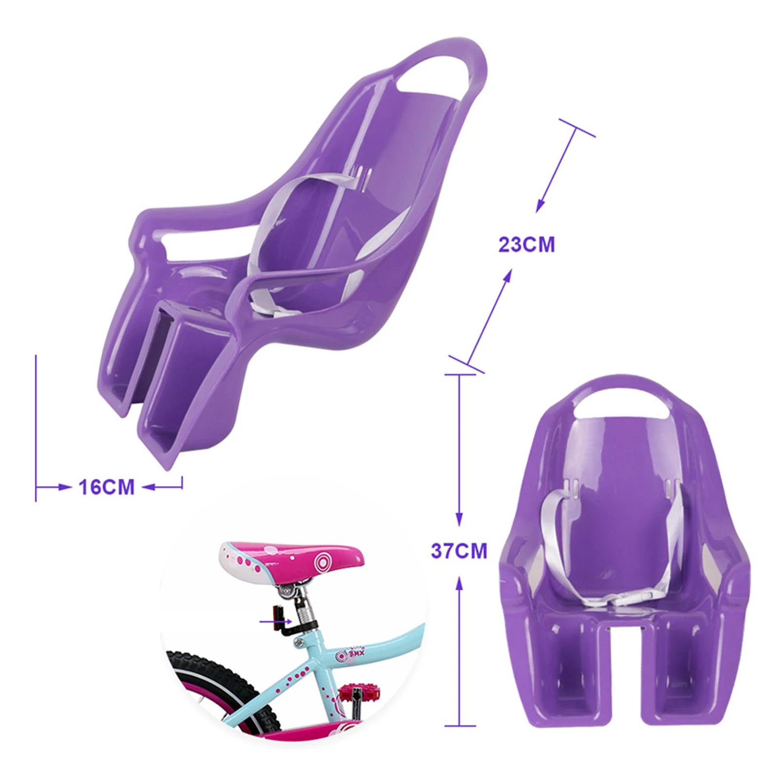 Siège de poupée de vélo pour filles avec décalcomanies de bricolage, décoration de vélo pour enfants