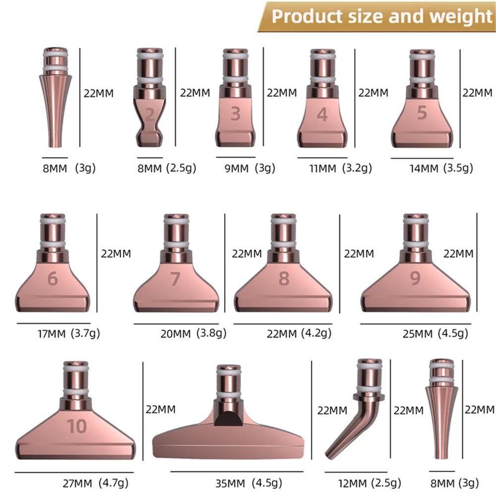 Pointe multi-plaqueur en or Rose pour stylo perceuse, outil de peinture diamant 5D, pointe en acier 