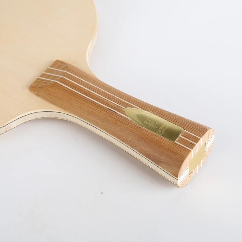 Stuor Tamca-Raquette de tennis de table Hinoki en fibre de carbone 5000, raquette de ping-pong en bo