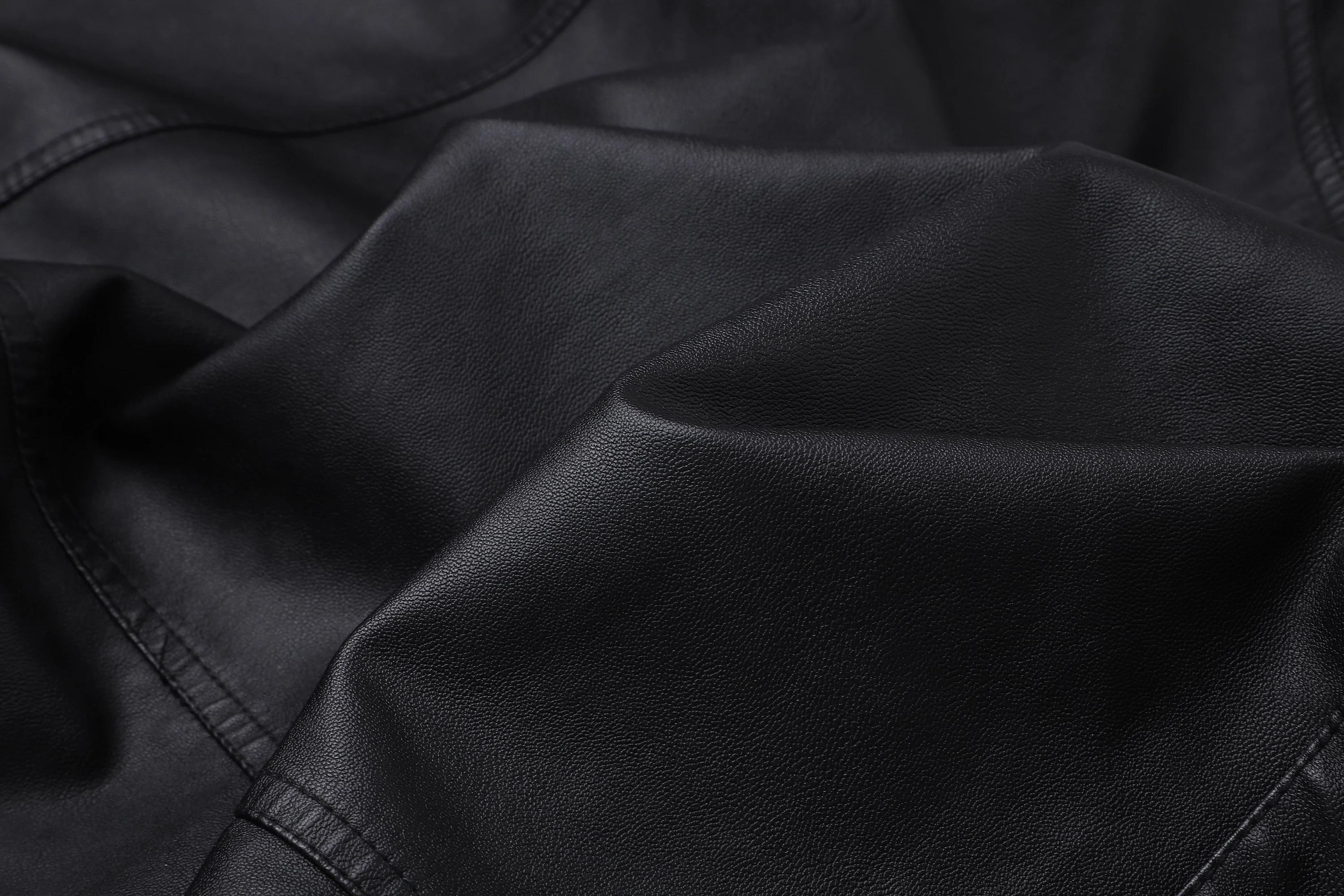 Veste en cuir de qualité supérieure à col pour hommes, Style classique de la vieille école, usage qu