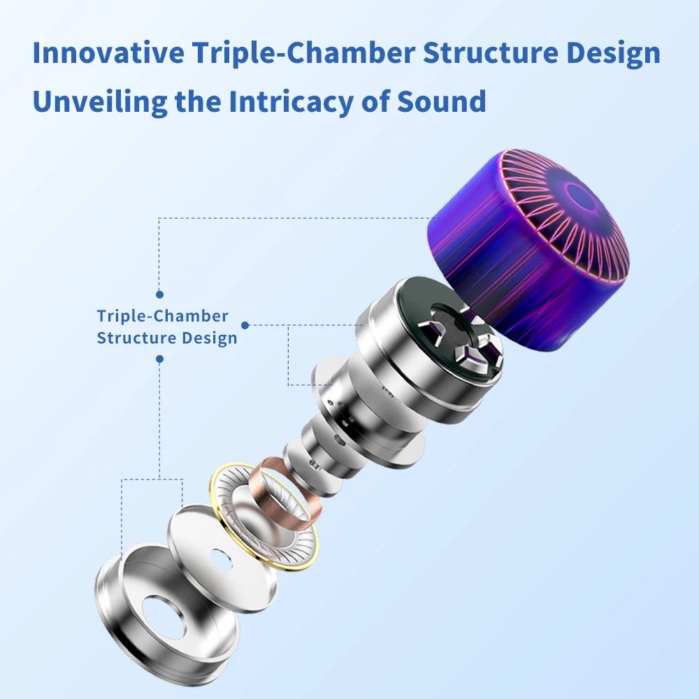 Écouteurs TRN Medusa haute performance HiFi, IEMs avec transducteurs dynamiques DLC et câble 2 broch