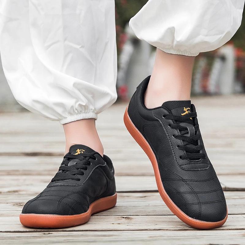 Chaussures Tai Chapel pour hommes et femmes, baskets Kung Fu flexibles, marche plate, chaussures d'a