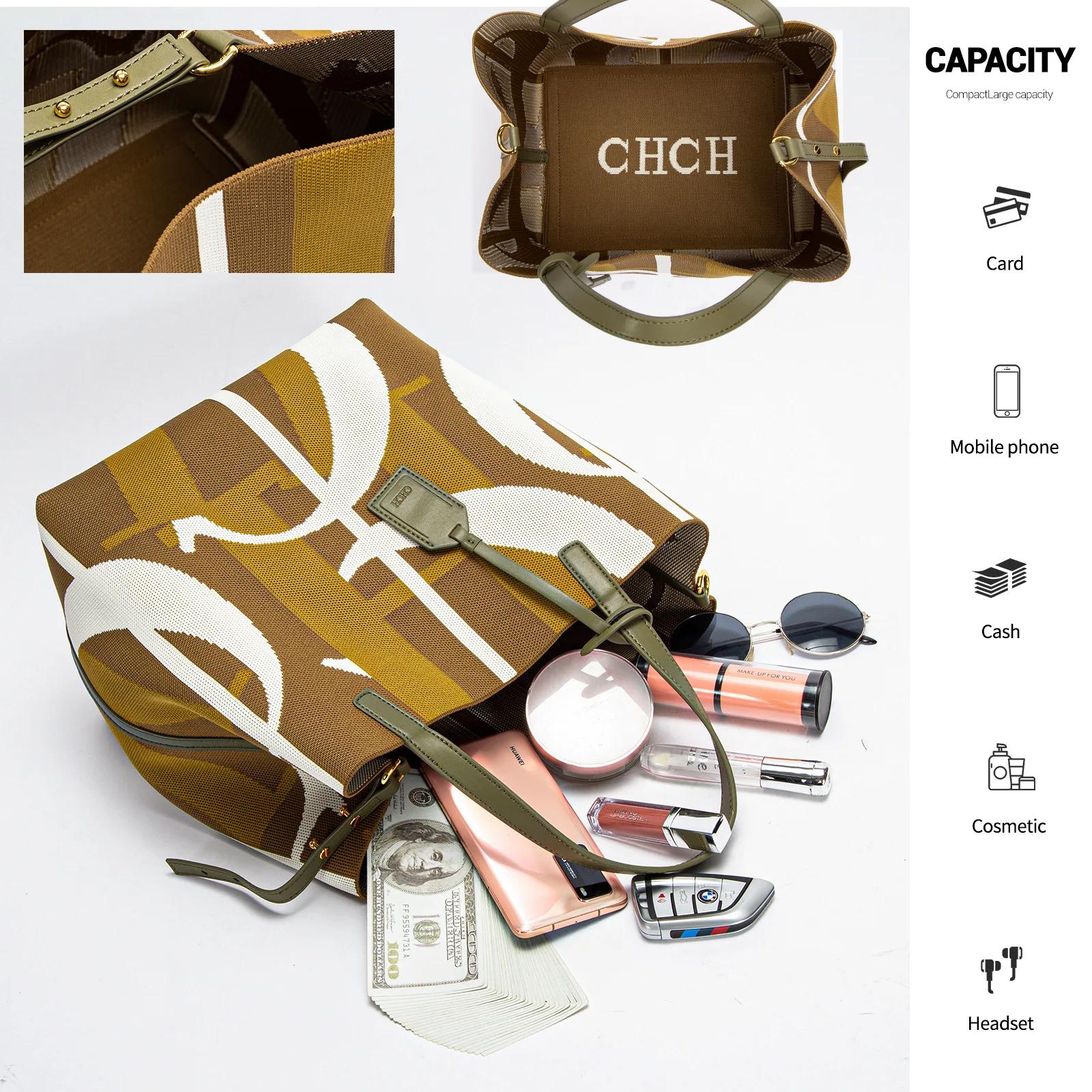 Sac fourre-tout coloré de grande capacité, artisanat exquis, sac de fête à la mode classique, nouvea