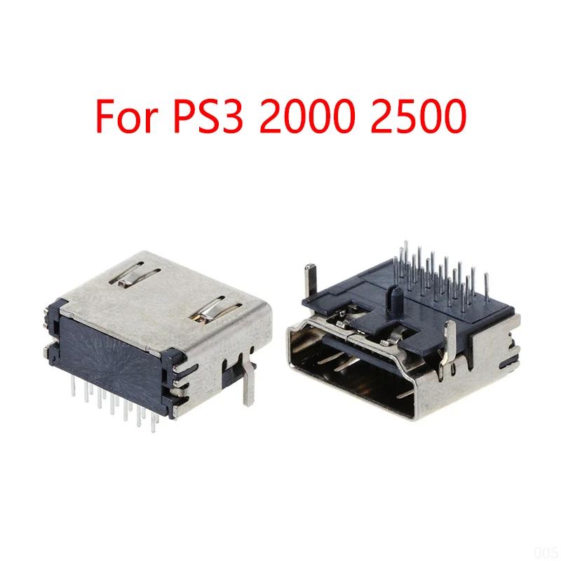 Connecteur de Port HDMI pour Sony PS3 2000 2500, Wild Compatible avec la Prise Jack pour Playstation