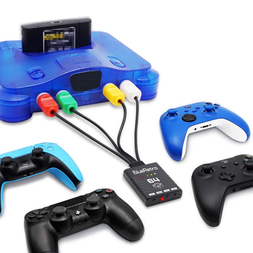 Adaptateur de contrôleur de jeu sans fil RetroScaler BlueRetro pour Console Nintendo 64 N64, prise e