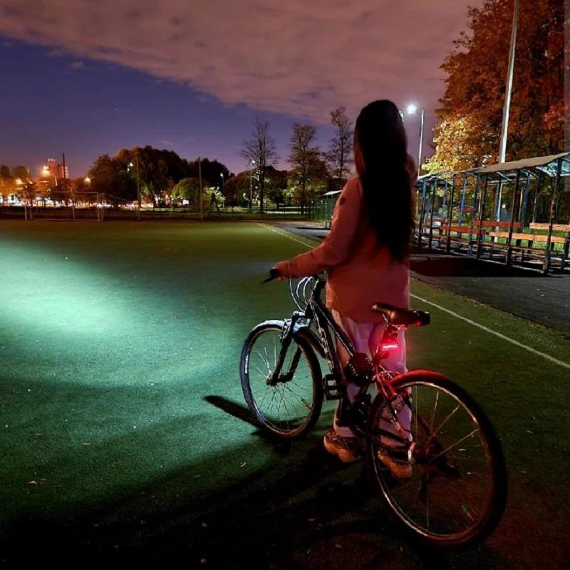 Mise à niveau du phare de vélo puissant 8-6 LED, 10000mAh, Rechargeable par USB, comme batterie exte