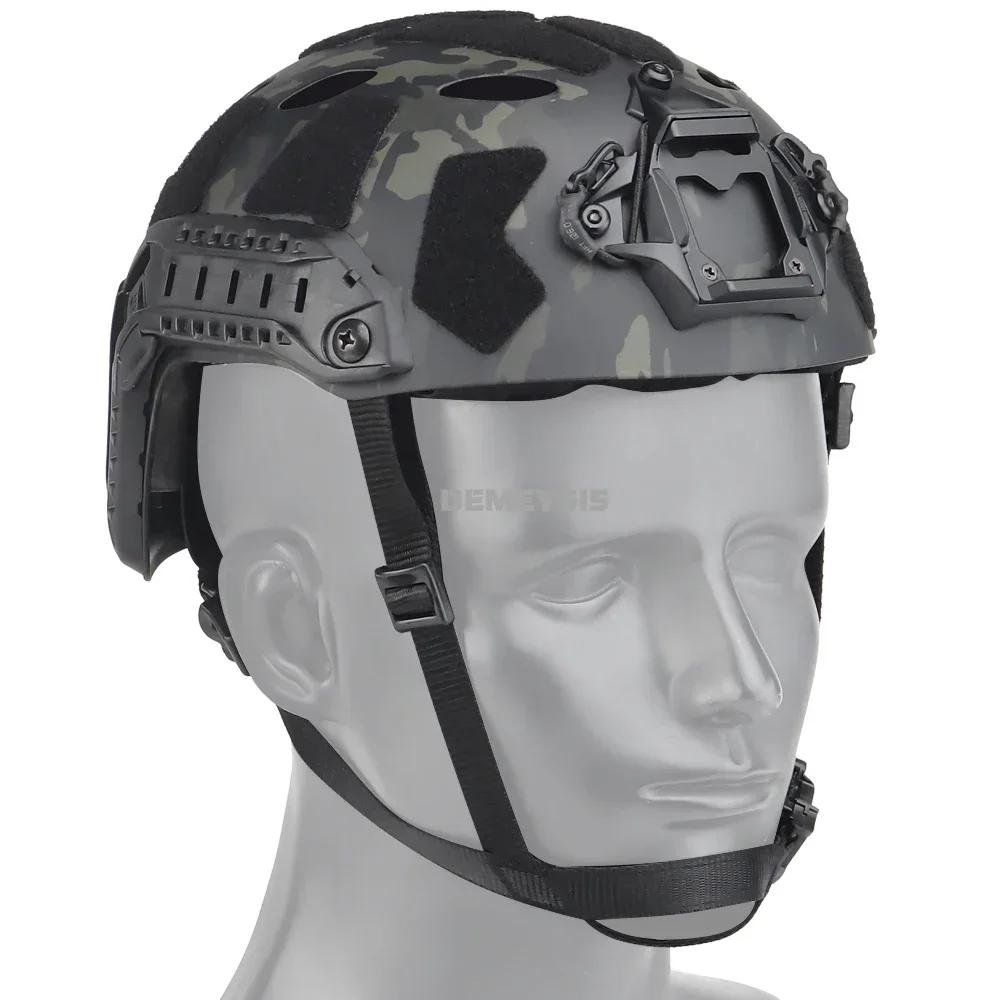 Casque tactique rapide pour airsoft, jeux CS, sports de plein air, chasse, tir, paintball, équipemen