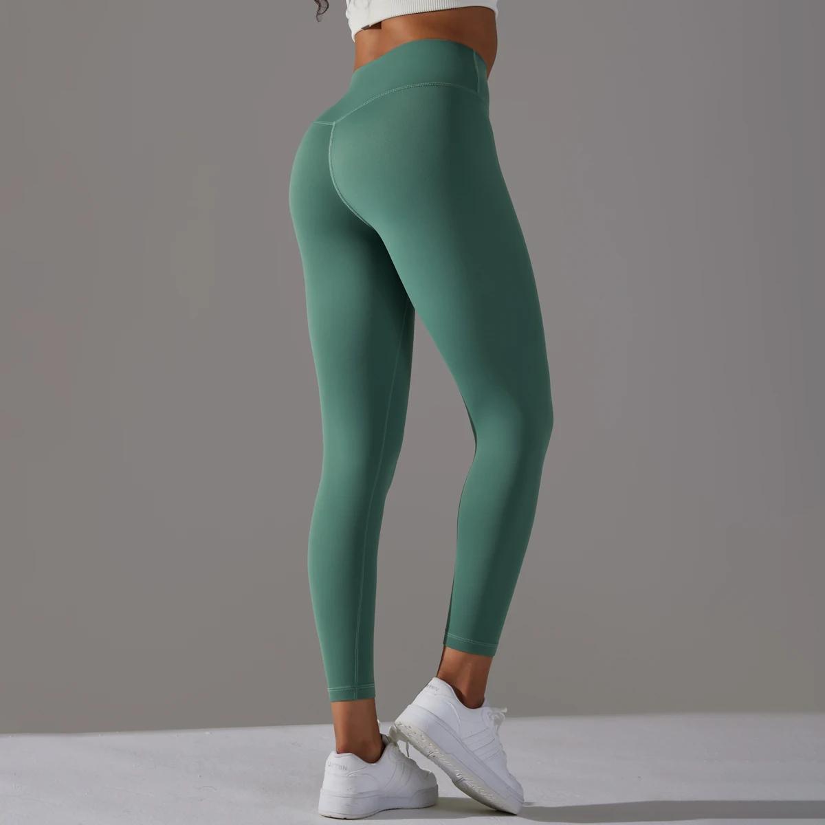 Leggings yoga femme taille haute - Respirants pour fitness, running et cyclisme été