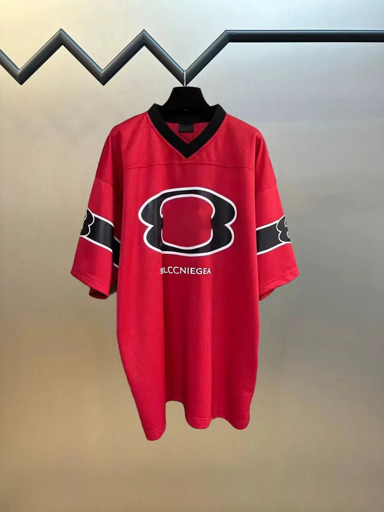 【13 styles】BLCCNIEGEA T-shirt à manches courtes en coton avec lettres, style Paris B, de haute quali