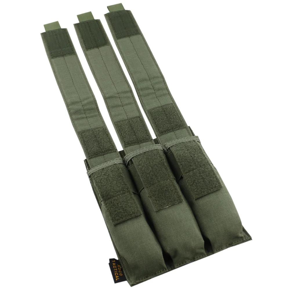 VULPO tactique fusil Triple pochette pour magazines modulaire Molle Triple Mag pochette transporteur