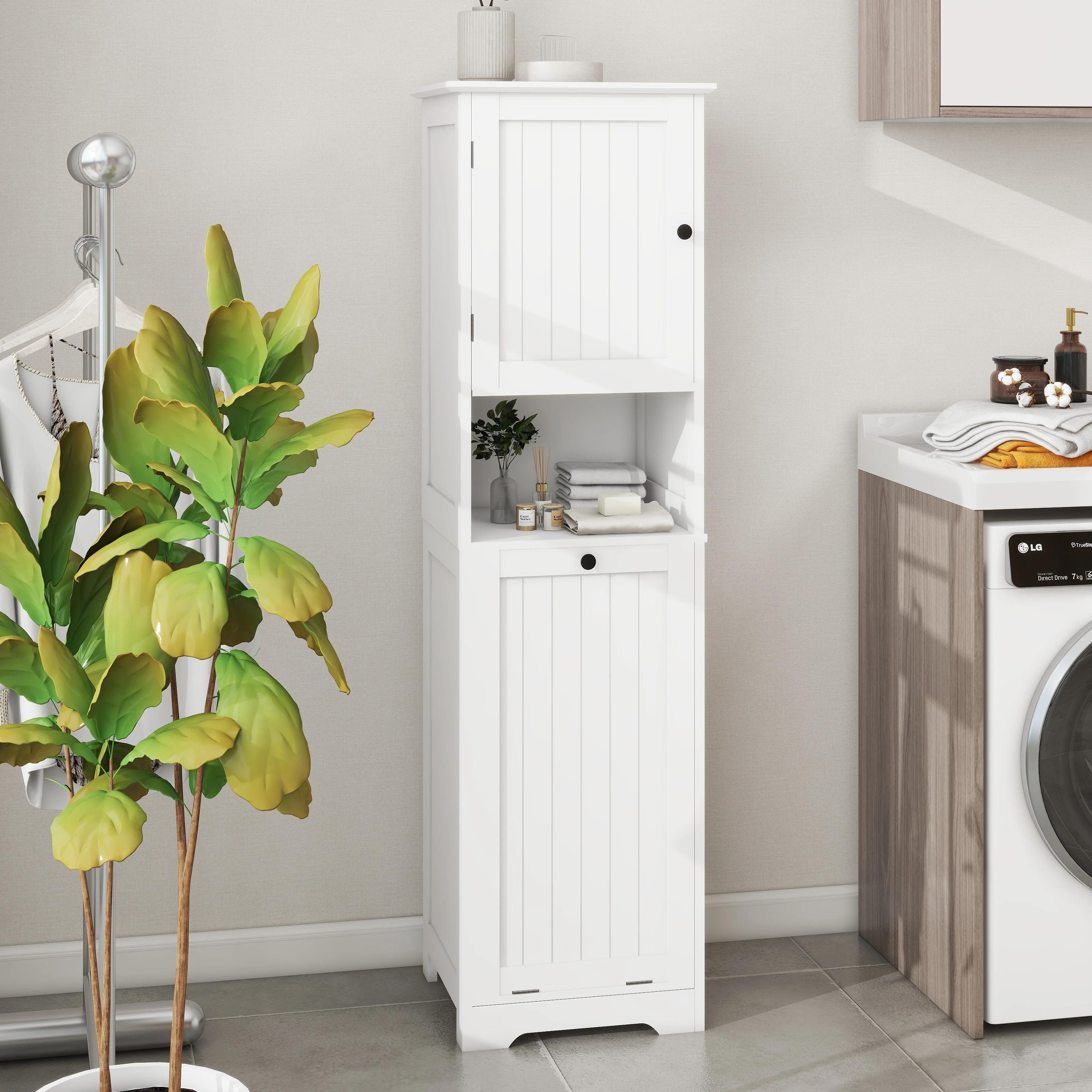 Armoire à linge blanche à une seule cellule, solide et durable, à la mode