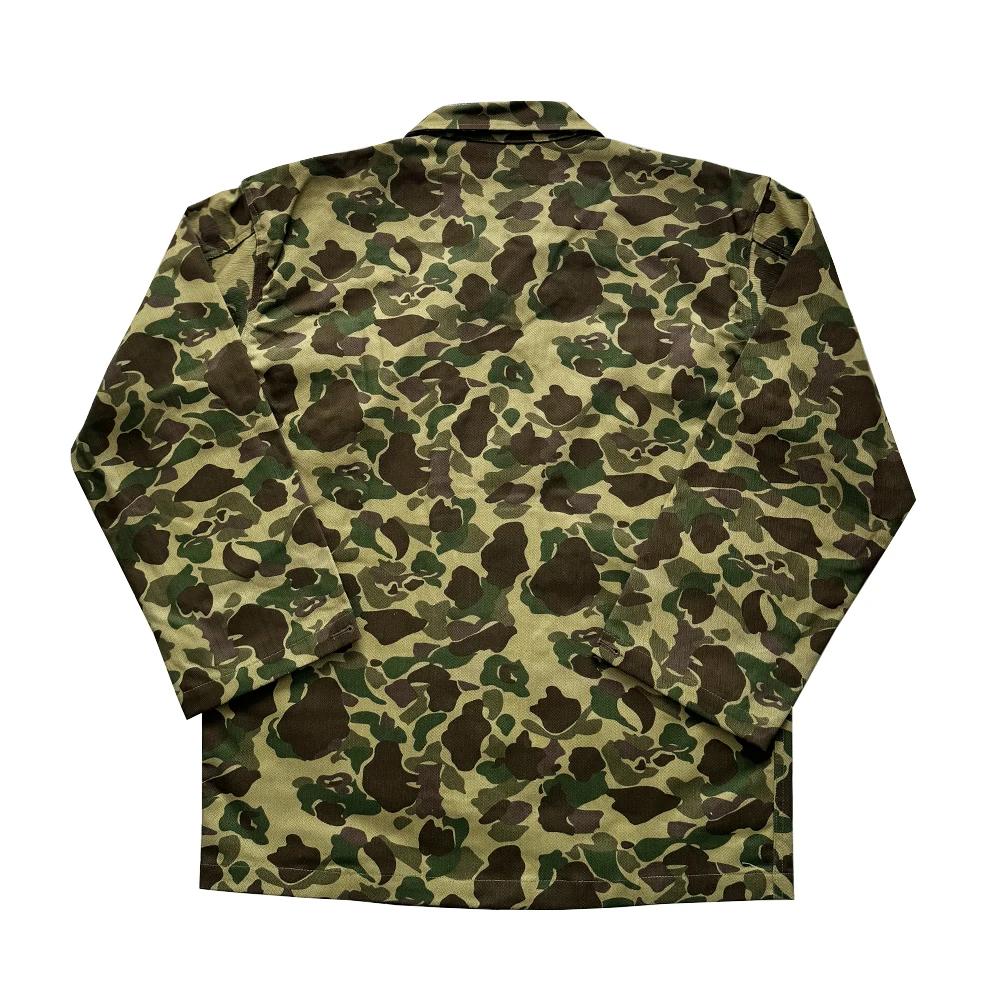 Uniforme de Soldat Américain WW2, Manteau de Camouflage Double Face, Veste de Soldat HBT Vintage, po