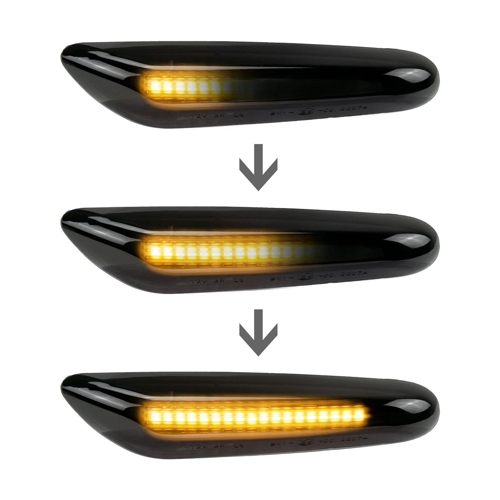 Clignotant latéral dynamique à LED pour BMW, clignotant séquentiel, feu de position, E90, E91, E92, 