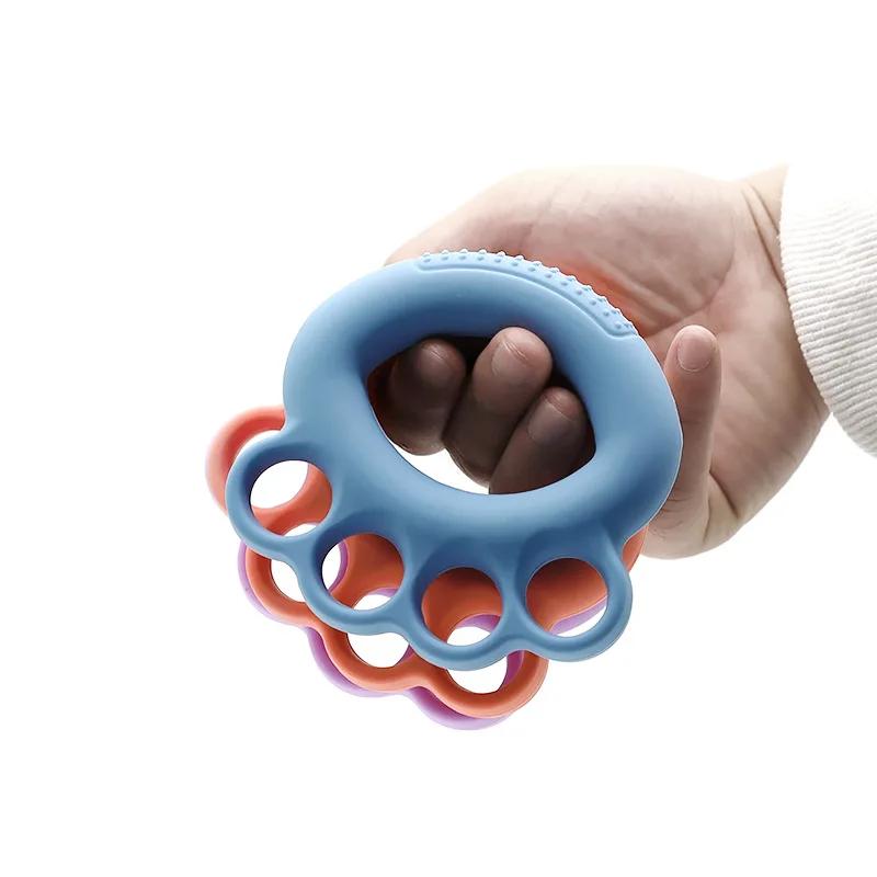 Poignée réglable en Silicone, entraîneur de doigts, exercice extenseur carpien, entraînement muscula
