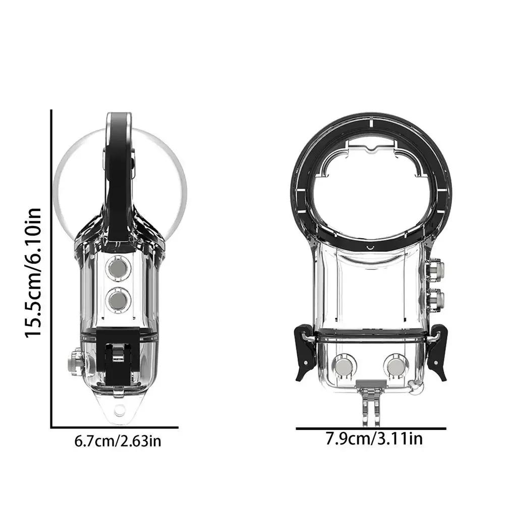Boîtier étanche pour Insta360 X3, étui de protection pour caméra de sport, étui de plongée sous-mari