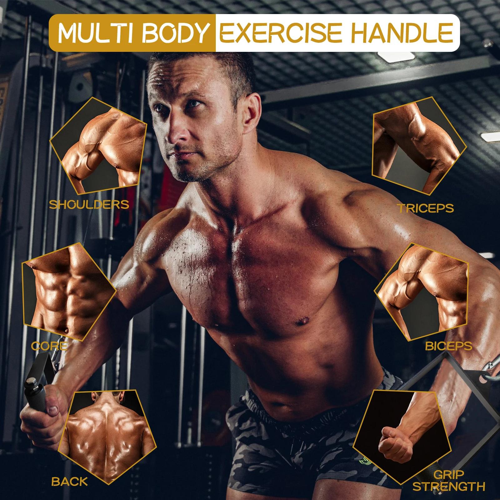 Poignée de bras Deadlift pour la musculation, exercice de lutte contre la graisse, LAT Pulldown, acc