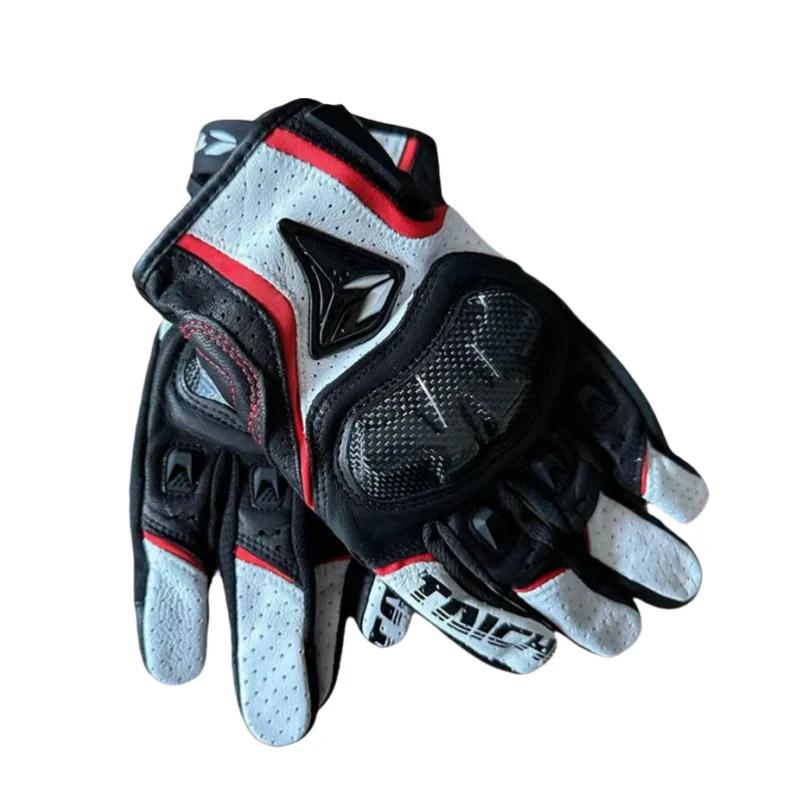 Gants de Moto en cuir véritable pour hommes, gants de course de Motocross RST390 391, printemps-auto