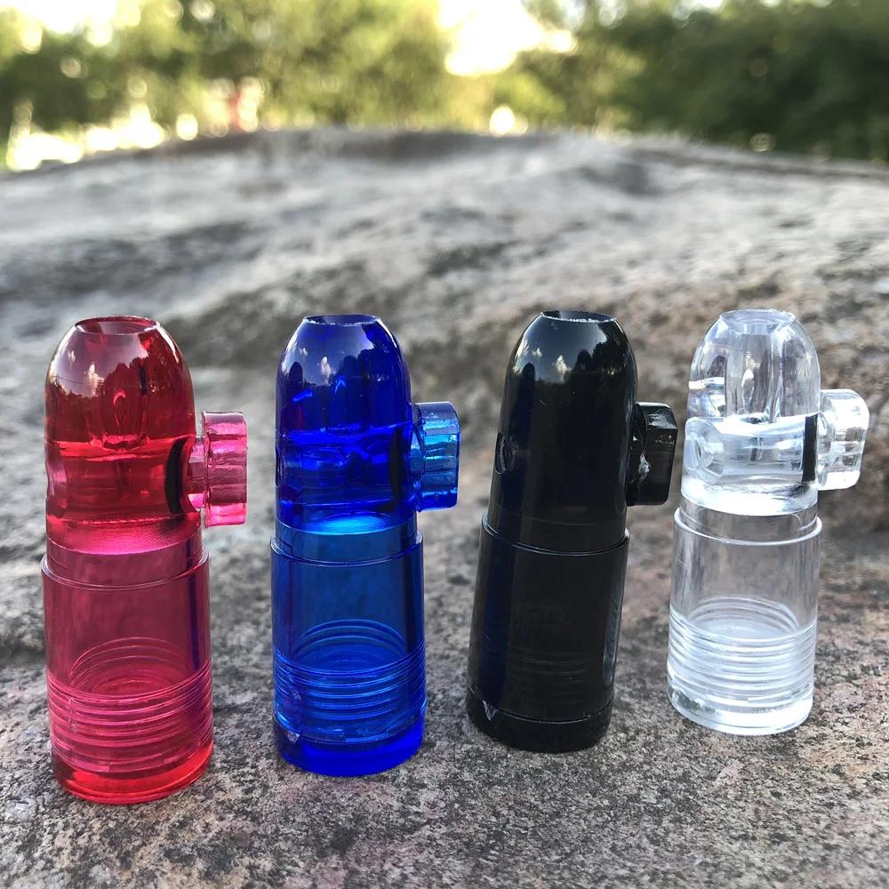 Mini bouteille transparente en plastique