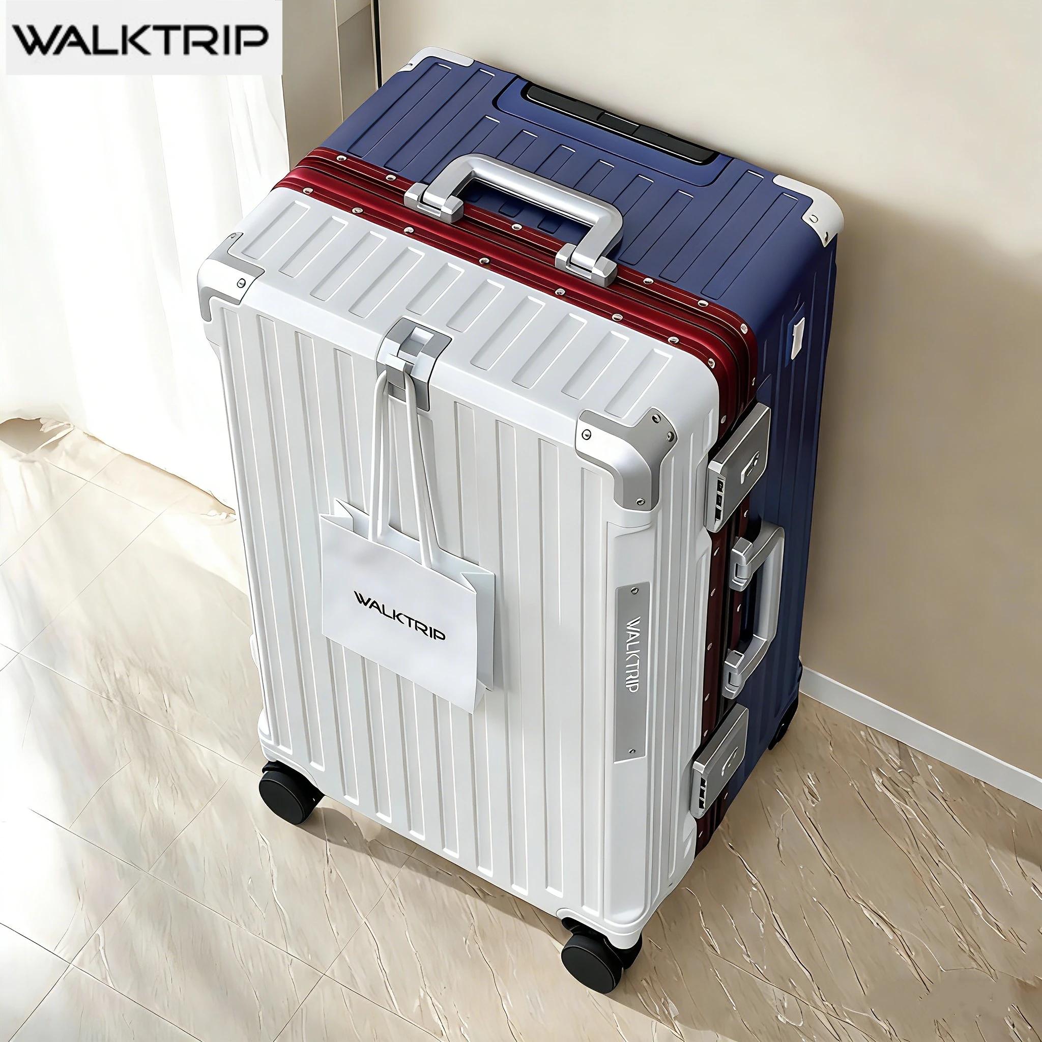 Valise à roulettes grande capacité, coque rigide en PC épais avec cadre en aluminium, serrure TSA, 2