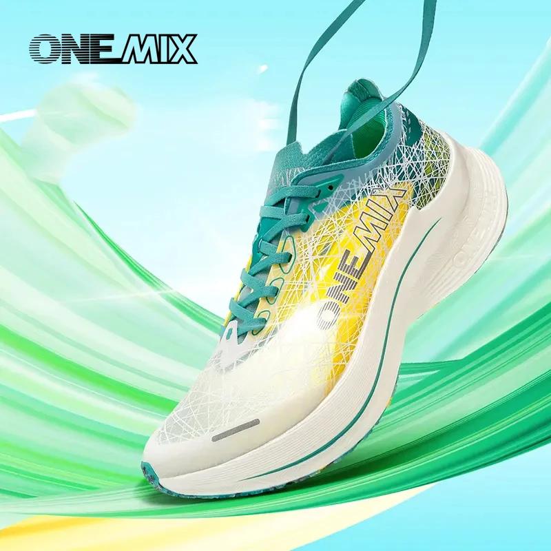 Chaussures ONEMIX Marathon plaque carbone - Course absorption choc ultra-légères technologie rebond