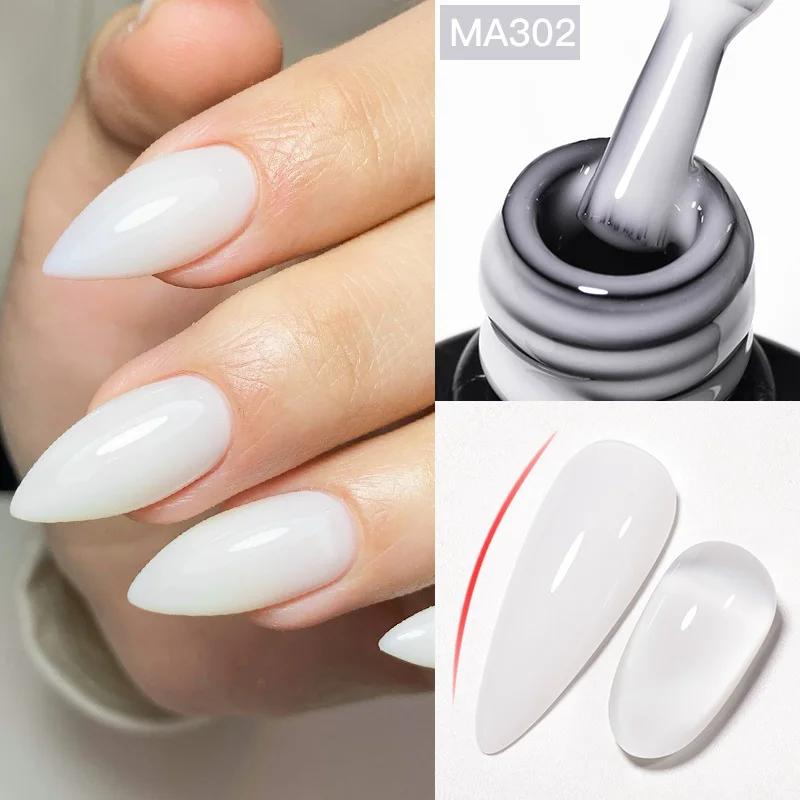 Vernis à ongles Gel Base en caoutchouc nu 2 en 1, Semi-Permanent, coloré, UV LED, pour manucure, ver