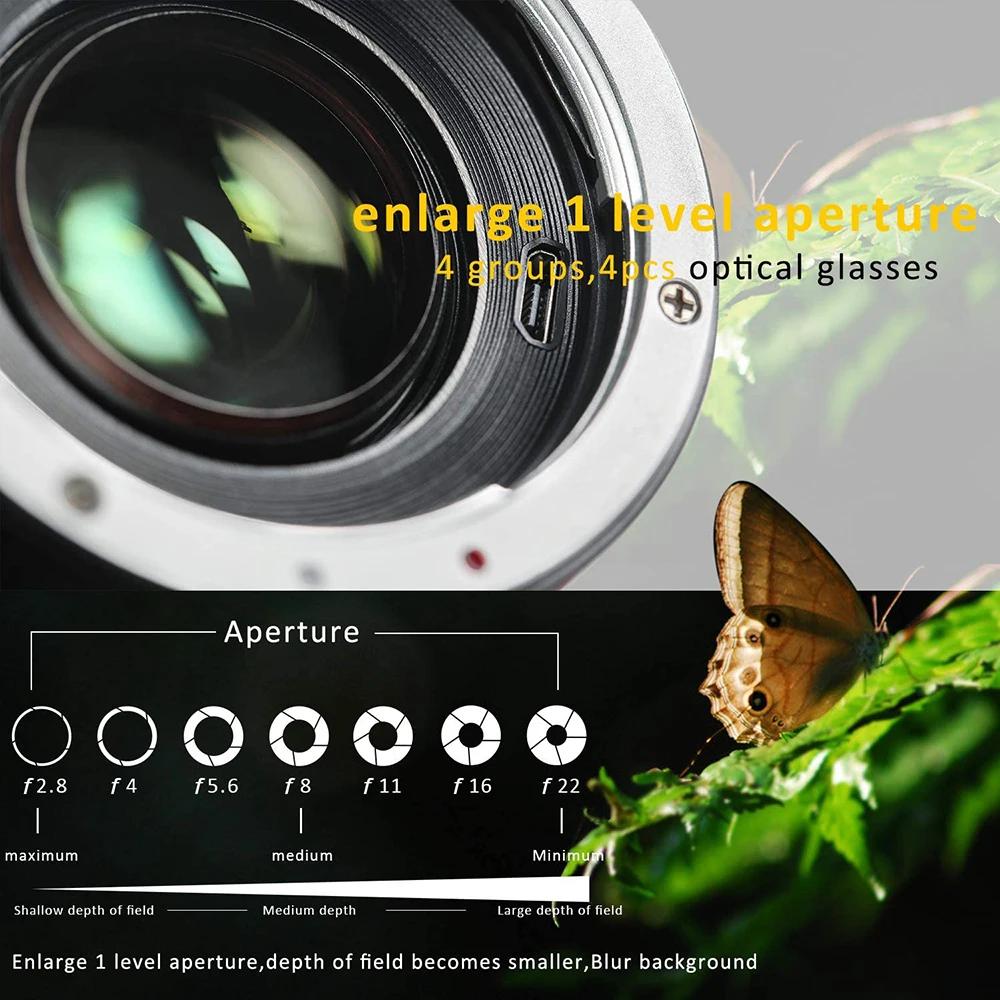 Viltrox EF-EOS M adaptateur d'objectif mise au point automatique électronique pour objectif Canon EO