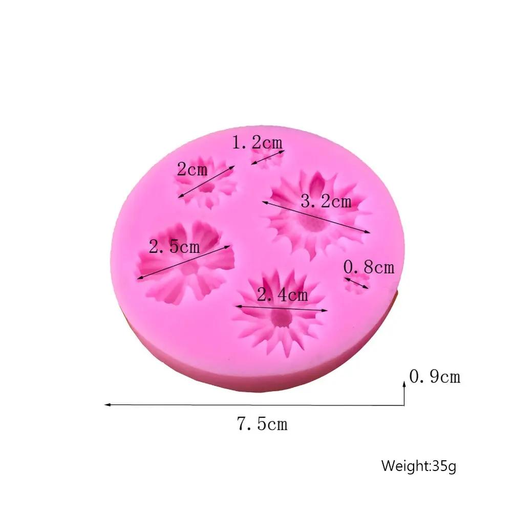 3D Fleur Silicone Moules Fondant Artisanat Gâteau Bonbons Chocolat Sugarcraft Glace Pâtisserie Outil