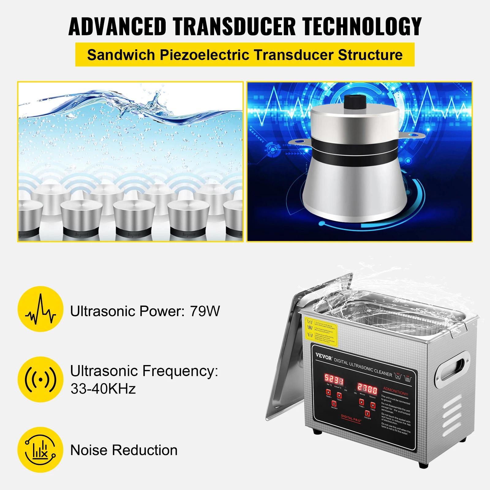 SucceBuy 2L 3L 6L 10L 22L 30L nettoyeur à ultrasons en acier inoxydable Portable nettoyage Machine à