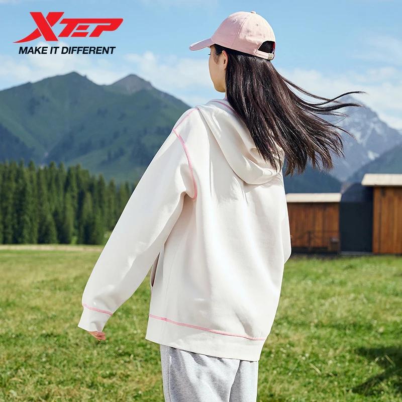 Sweat à capuche Xtep unisexe - Confort doux pour loisirs et sport extérieur automne