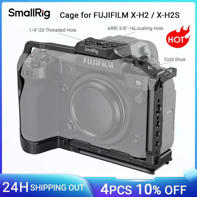 Cage de caméra SmallRig pour FUJIFILM X-H2 / X-H2S, plate-forme de caméra de fabrication vidéo en al
