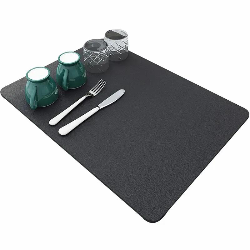 Grands polymères super absorbants pour la cuisine, napperon de proximité pour vaisselle à café, séch