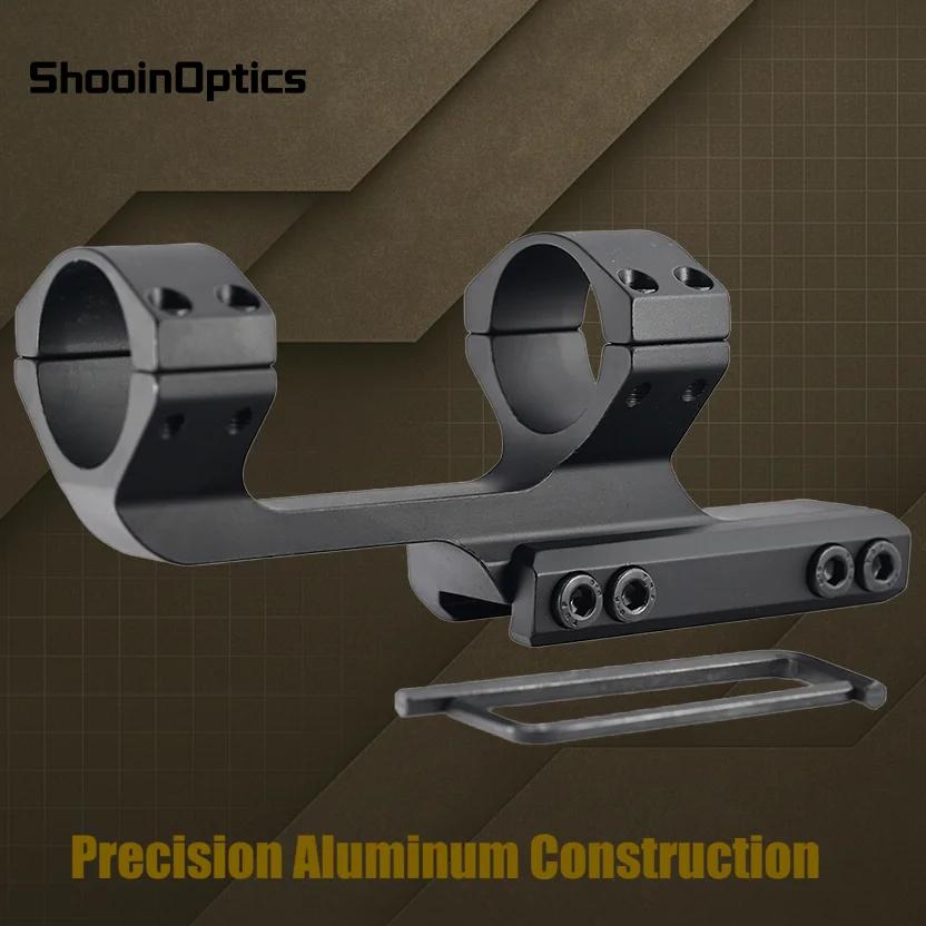 Support de lunette de visée Shooin Optics 30 mm, monobloc, cantilever, avec rail Picatinny de 20 mm,