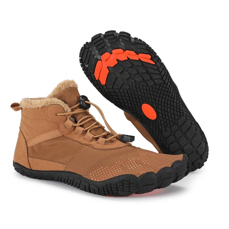 Nouvelles bottes d'hiver pour hommes femmes neige pieds nus chaussures décontractées chaussures de t