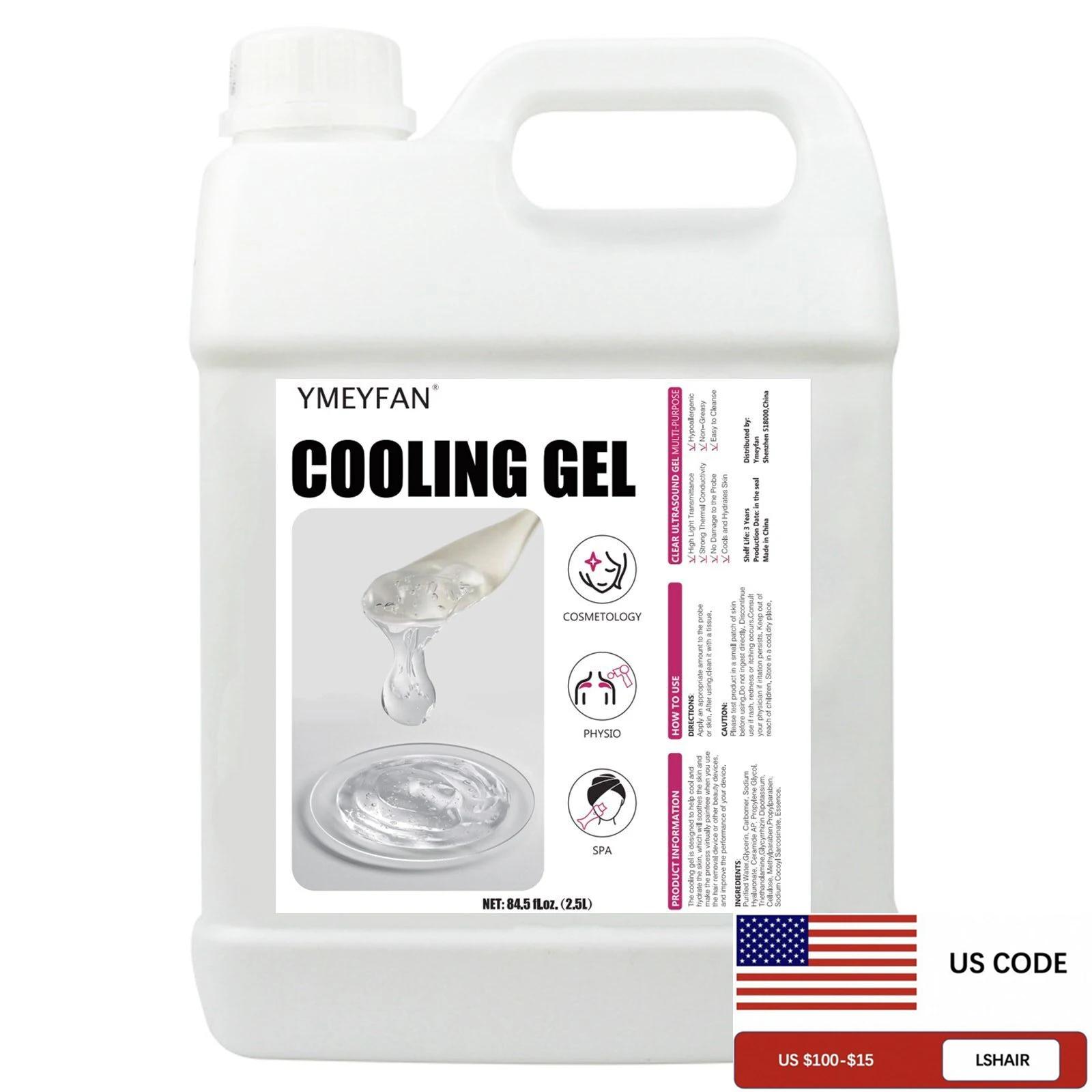 84.5oz Gel conducteur radiofréquence y Cavitacion Gel conducteur clair pour Machine à ultrasons visa