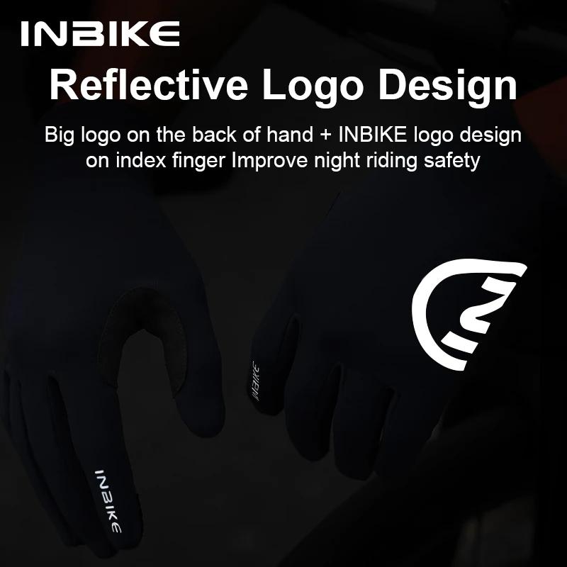 INBIKE 2024 gants de cyclisme Gel rembourré pour hommes automne hiver polaire gants de vélo de route