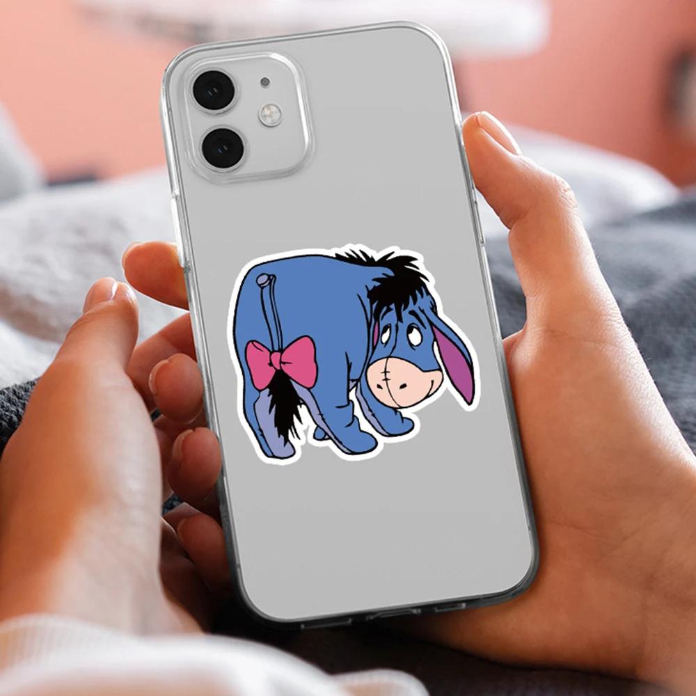 10/30/50 PIÈCES Disney Kawaii Pooh Bear Calme Vieux Gris Bourriquet Dessin Animé Autocollants BRICOL