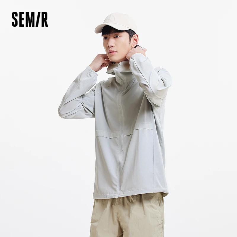 Veste UV Homme Semir 2026 à Capuche – Sensation de Fraîcheur, Respirante, pour Sports de Plein Air, 