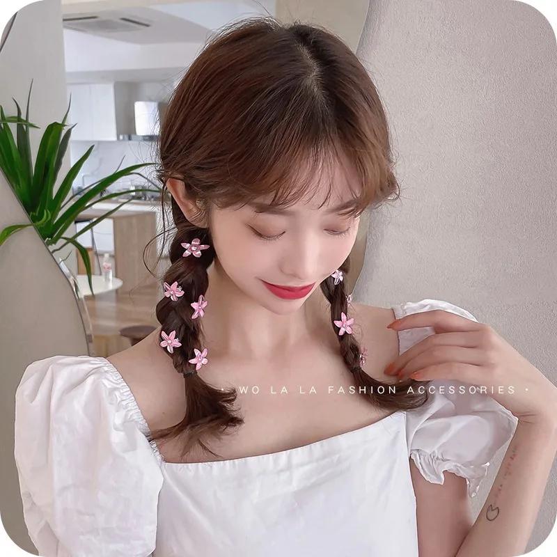 Épingles à cheveux princesse pour filles, 10 pièces, nouvelle fleur, jolie boucle, couvre-chef pour 