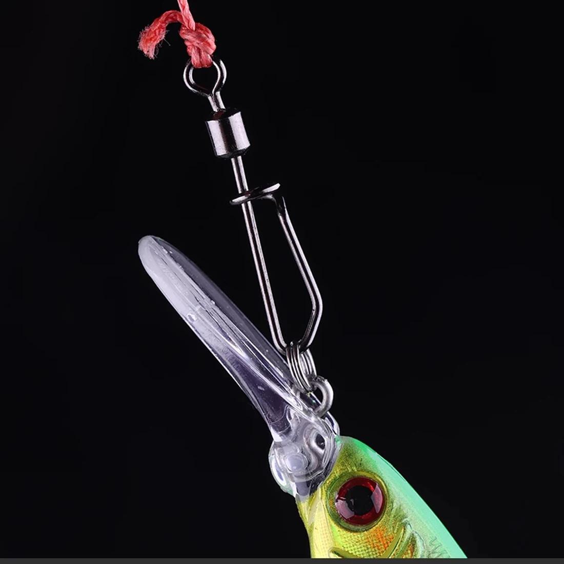 FishTrip pêche Snap pivotant 10 ~ 100 pièces lien secré Lok roulant émerillons leurres connexion Sna