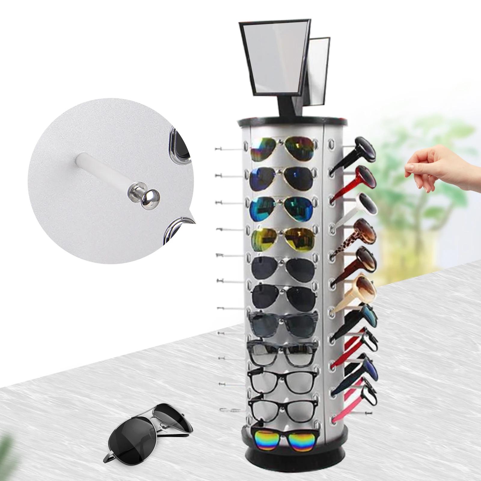 Présentoir à Lunettes Rotatif à 360 ° T1, Support d'Étagère Rotatif, Commercial, 44 Paires, Nouveau