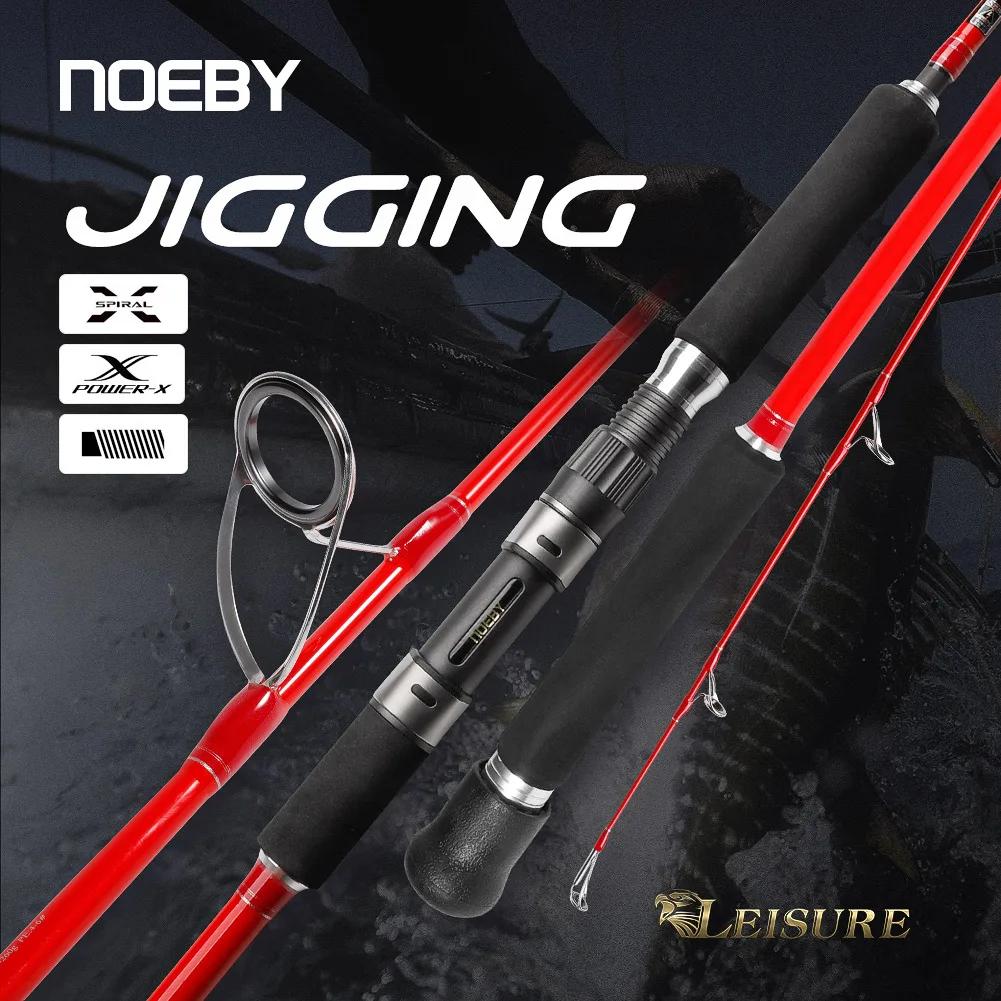 Canne à Pêche Spinning NOEBY Océan 1.83m - Leurres 120-500g - 2 Sections pour Pêche en Mer