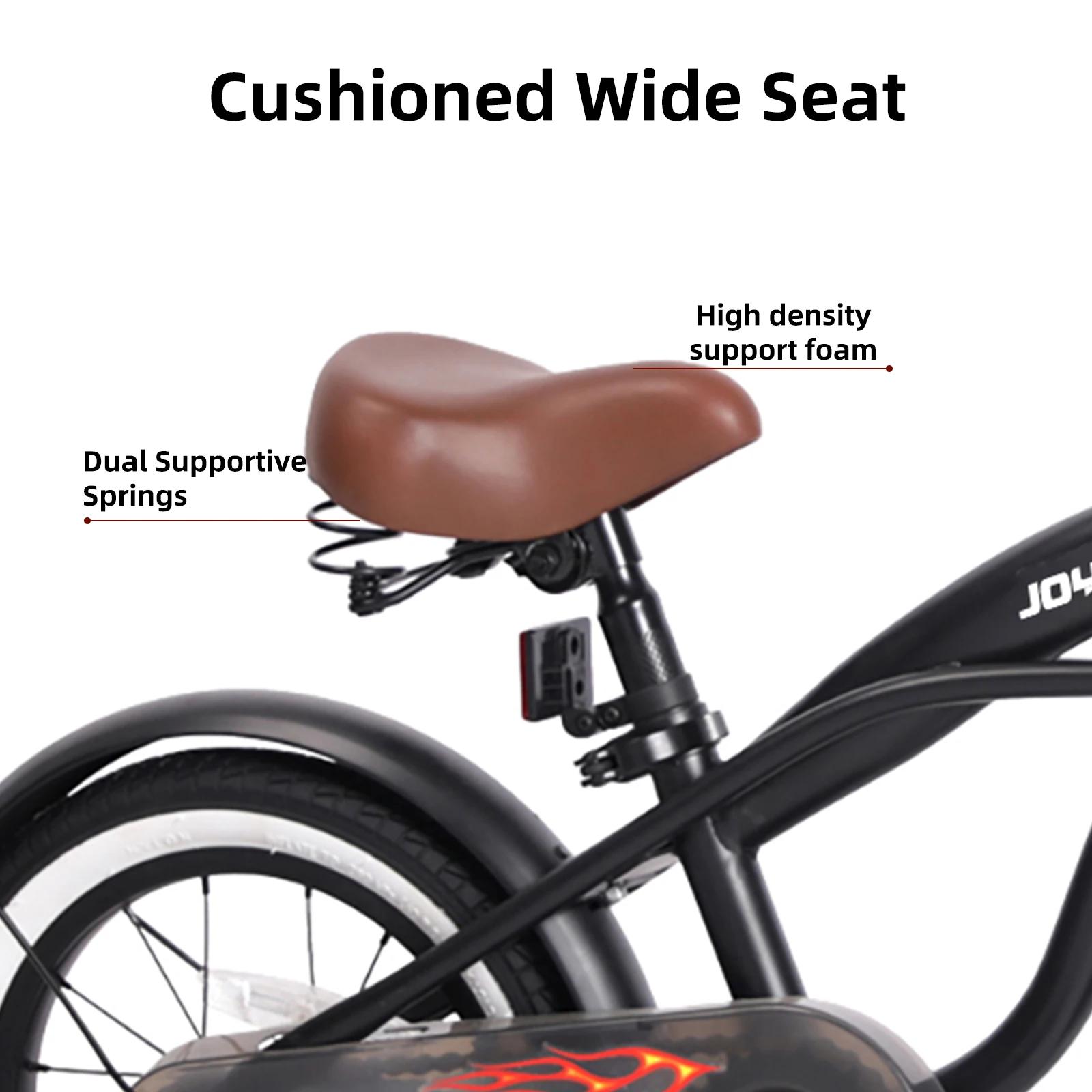 Vélo avec roue d'entraînement pour enfants, 12/14/16 pouces, 6 documents, bicyclette de princesse, p