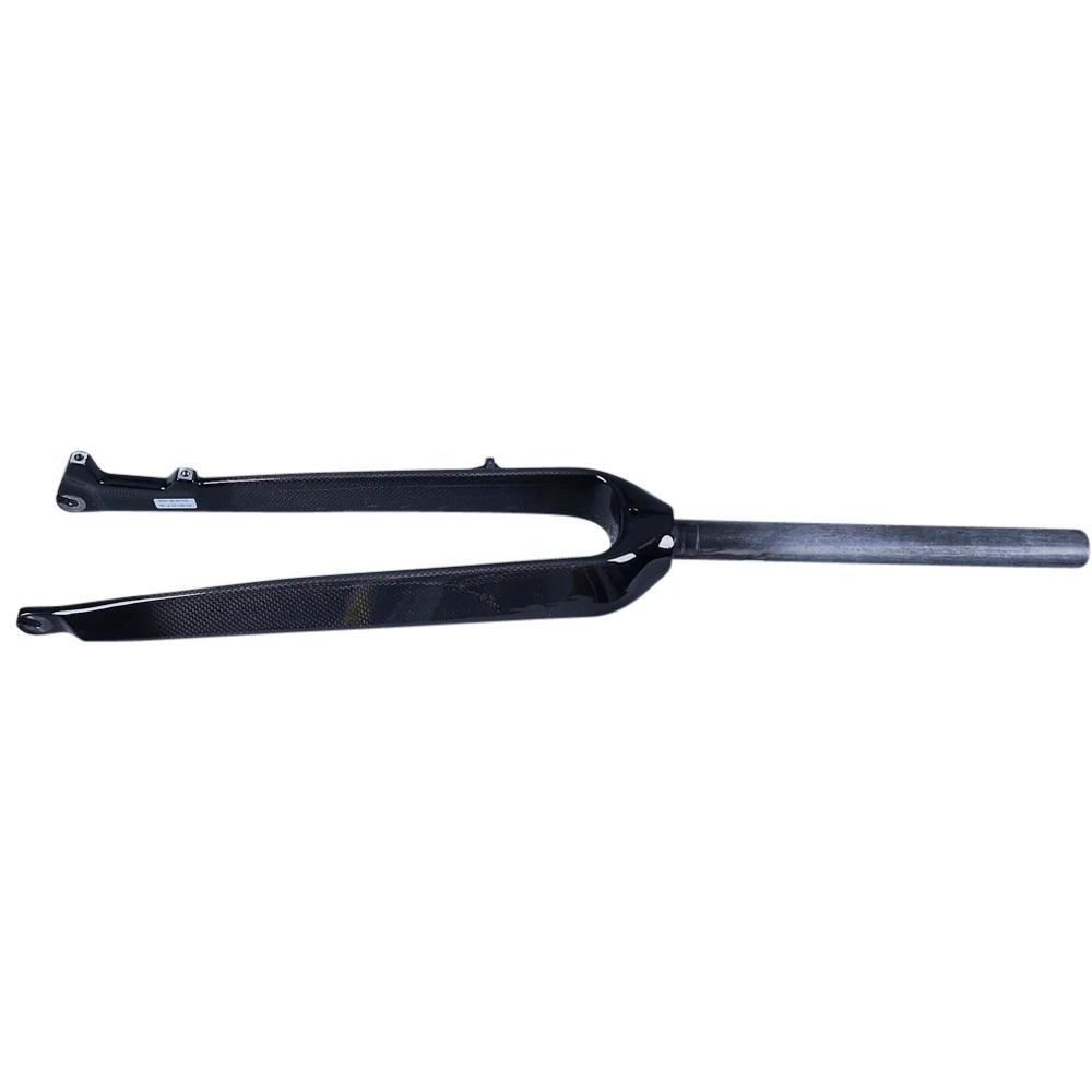 Fourche en Fiber de carbone 3K fourche de VTT fourche vtt vélo frein à disque dur 26 27.5 29 pouces