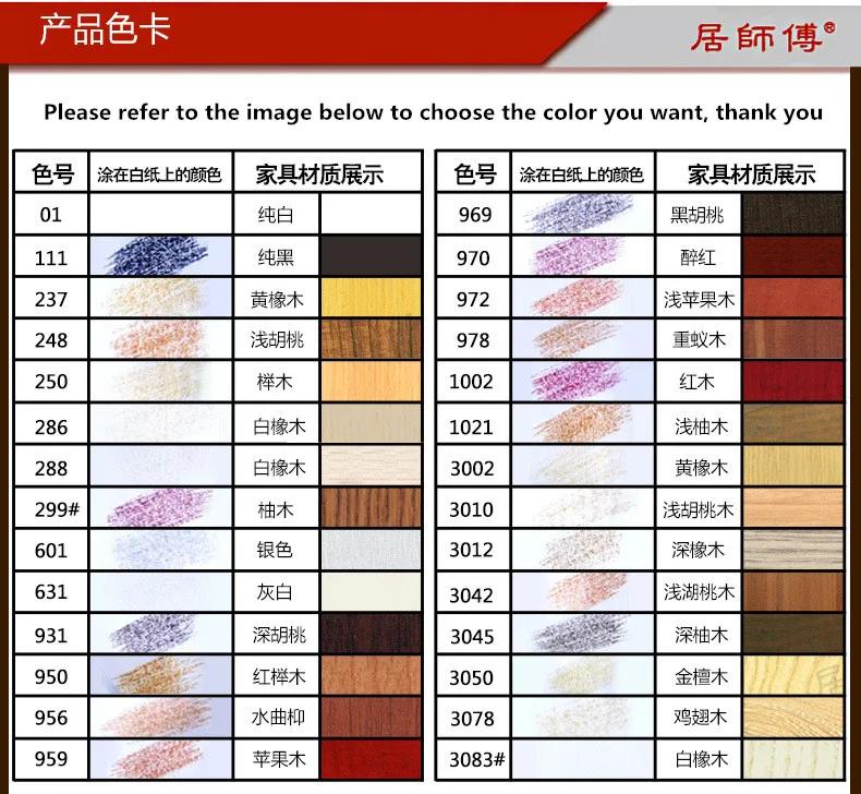 Crayon de réparation de bois pour meubles, cire de réparation de meubles, remplissage de cire, crayo