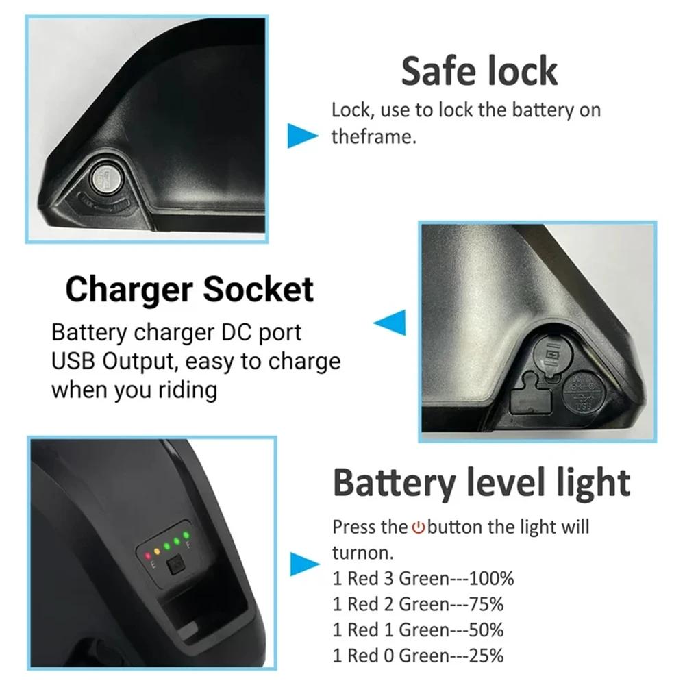 HAILONG-Batterie Lithium 18650 avec Chargeur, 36/48/52V, Book ine Capacité, 10/15/20Ah, Livraison Gr