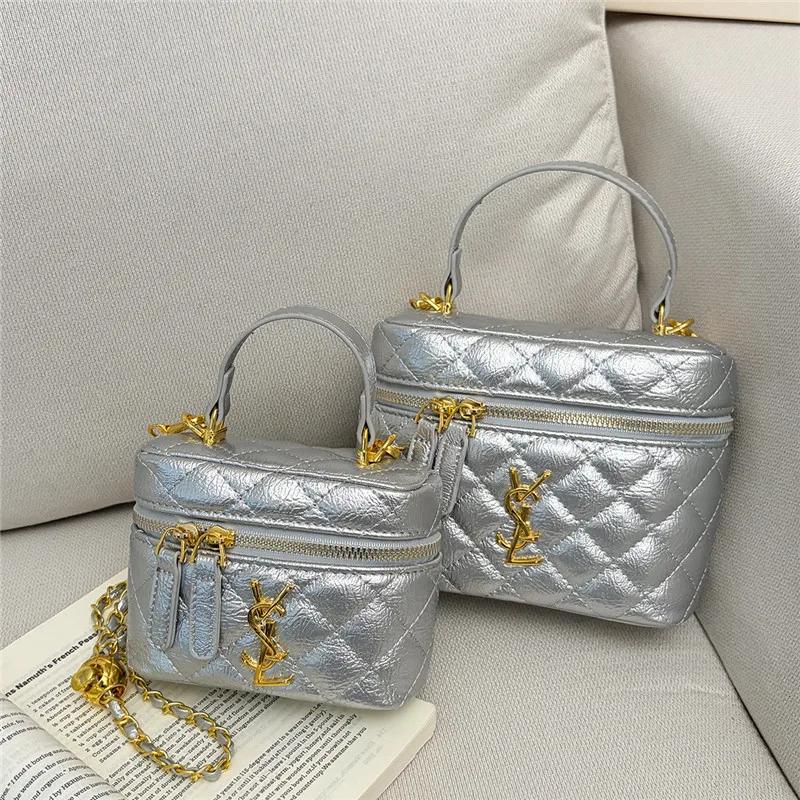 Sac bandoulière matelassé haut de gamme pour femme, motif losanges, mini sac à chaîne, polyvalent (à
