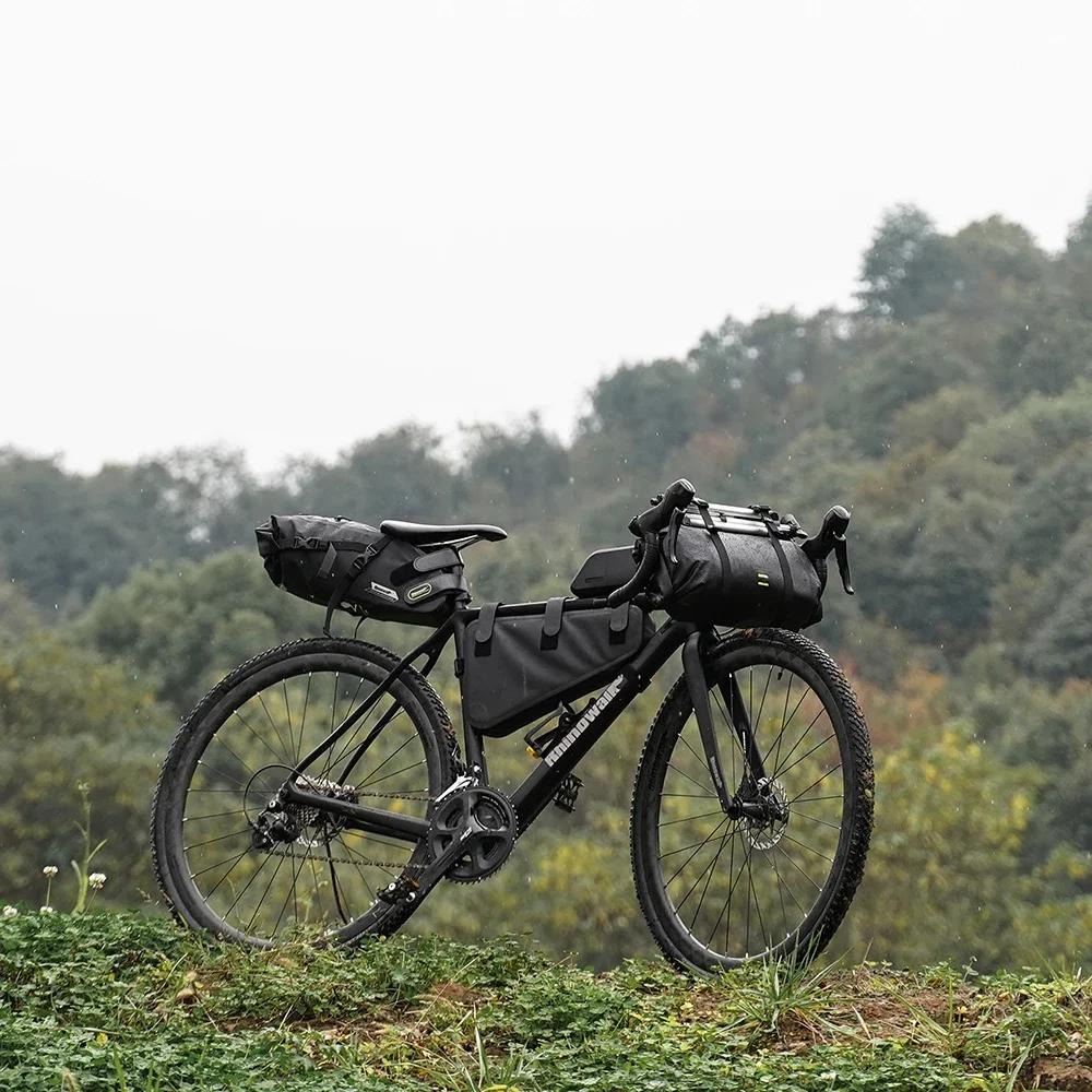 Bal inowalk-Ensemble de sacoches de vélo étanches, sac de guidon, sacoche de dégager, siège de vélo,