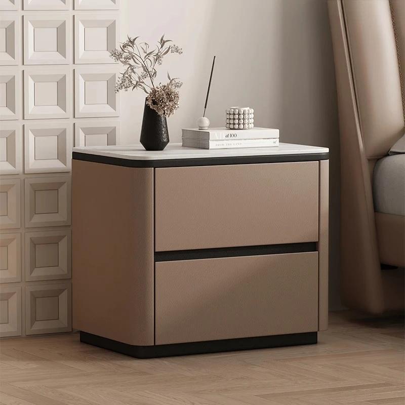 Organisateur bas Table De chevet chambre armoires mobiles tiroirs rangement De luxe Table De chevet 