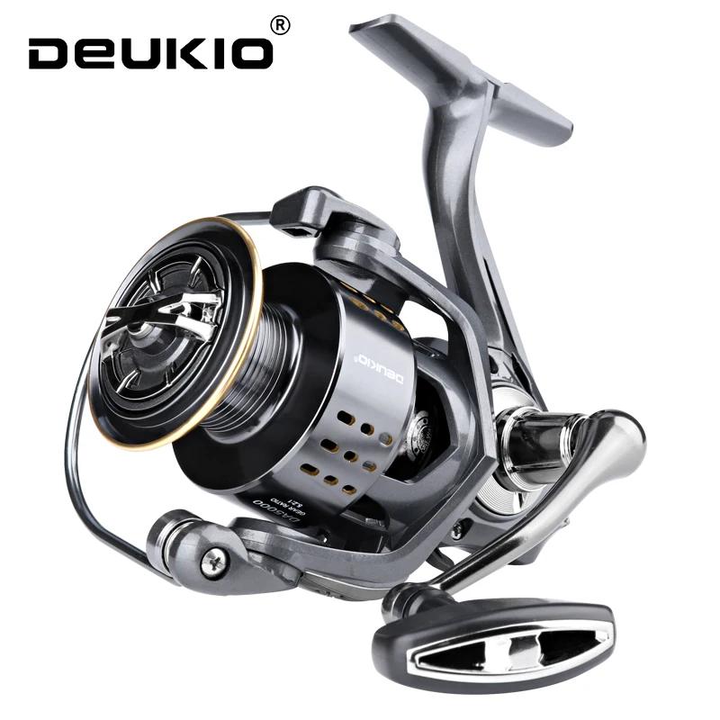 DEUKIO moulinet de pêche Spinning série 2000-7000 ultraléger traînée maximale 15kg moulinet de Surfc