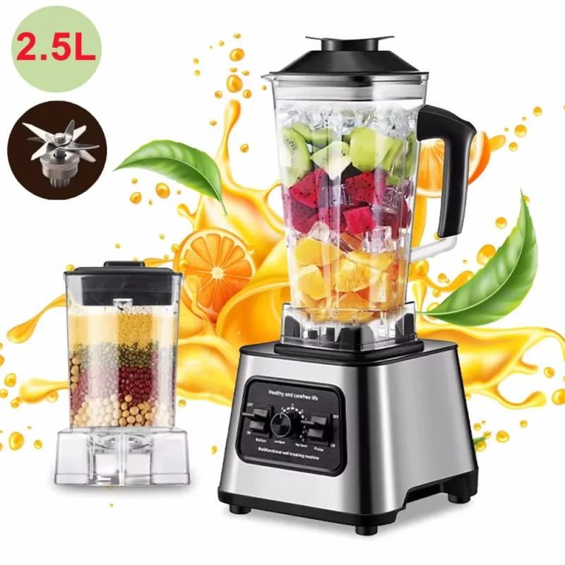 Mélangeur de table pour glace, noix et fruits, 6000W, centre commercial injuste Ju479 SmUnvétérans w